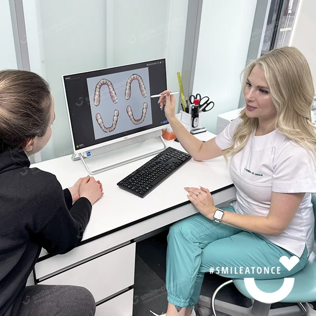 Стоматолог-ортодонт Волк Мария Андреевна, фото на консультации