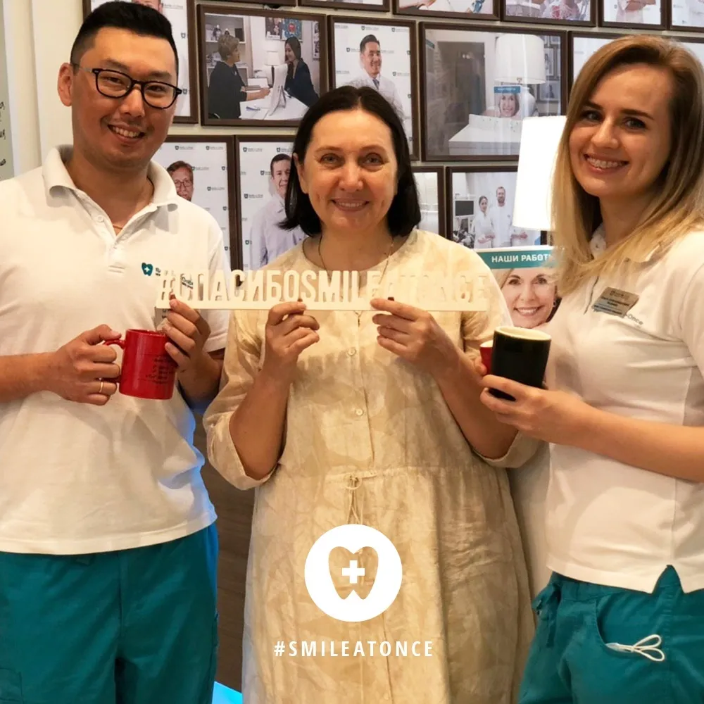 Татьяна Антропова с нашими лечащими врачами