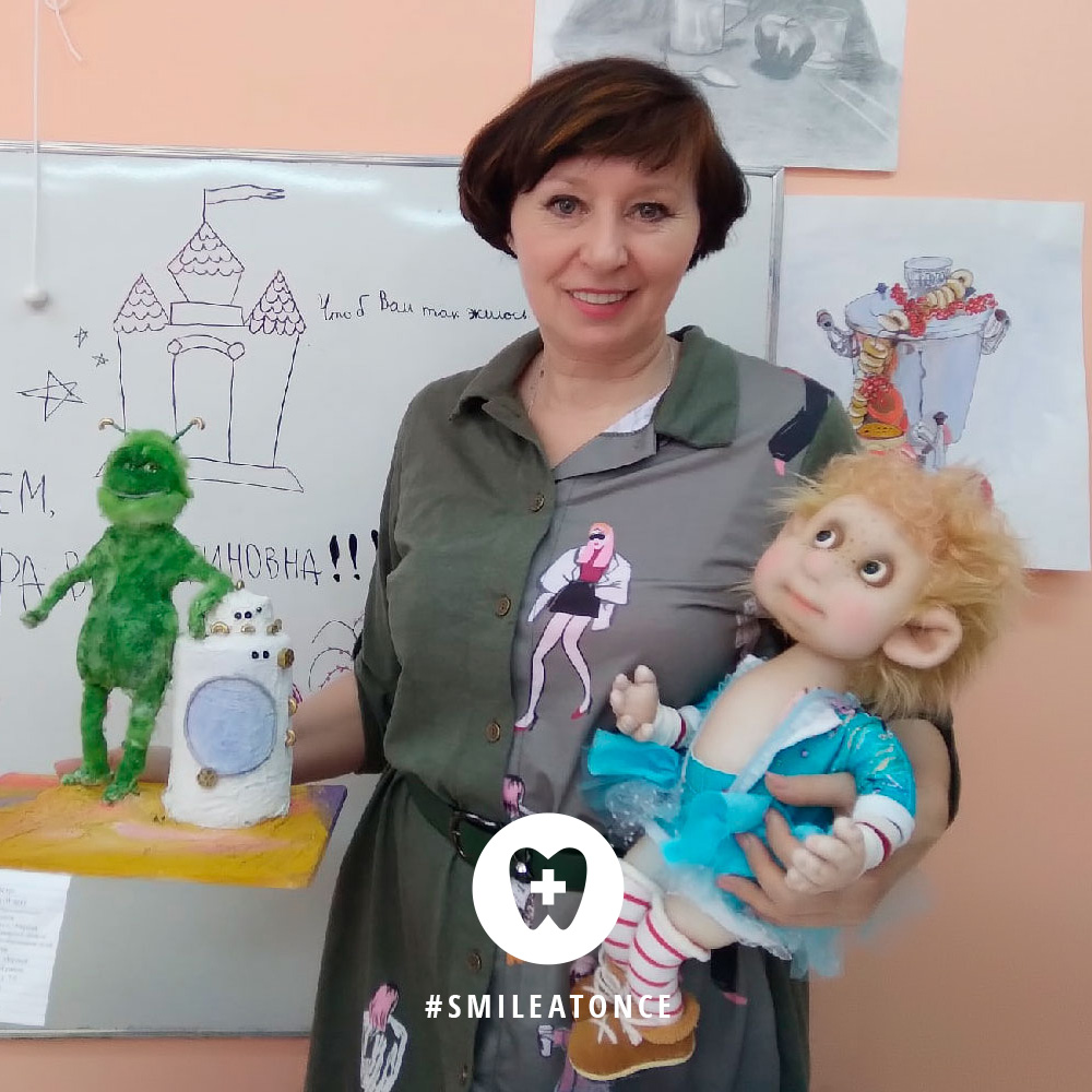 Вера Турыкина с новой улыбкой